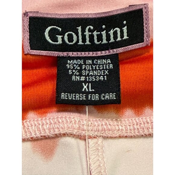 Golftini Radiant Pull On A-Line Skort XL Pink Label Tie Dye Stripes NWT - Picture 3 of 10